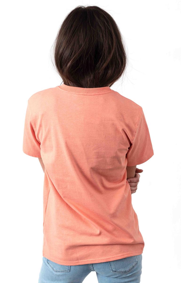 WK87 Workwear Pocket T-Shirt in Coral Haze Heather - A Stylish Work Essential