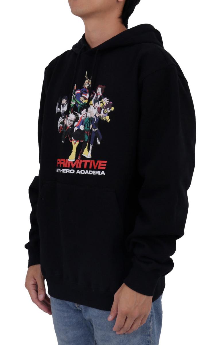Primitive x My Hero Academia Stunning Black Glitter Hoodie - Grab Yours Now!