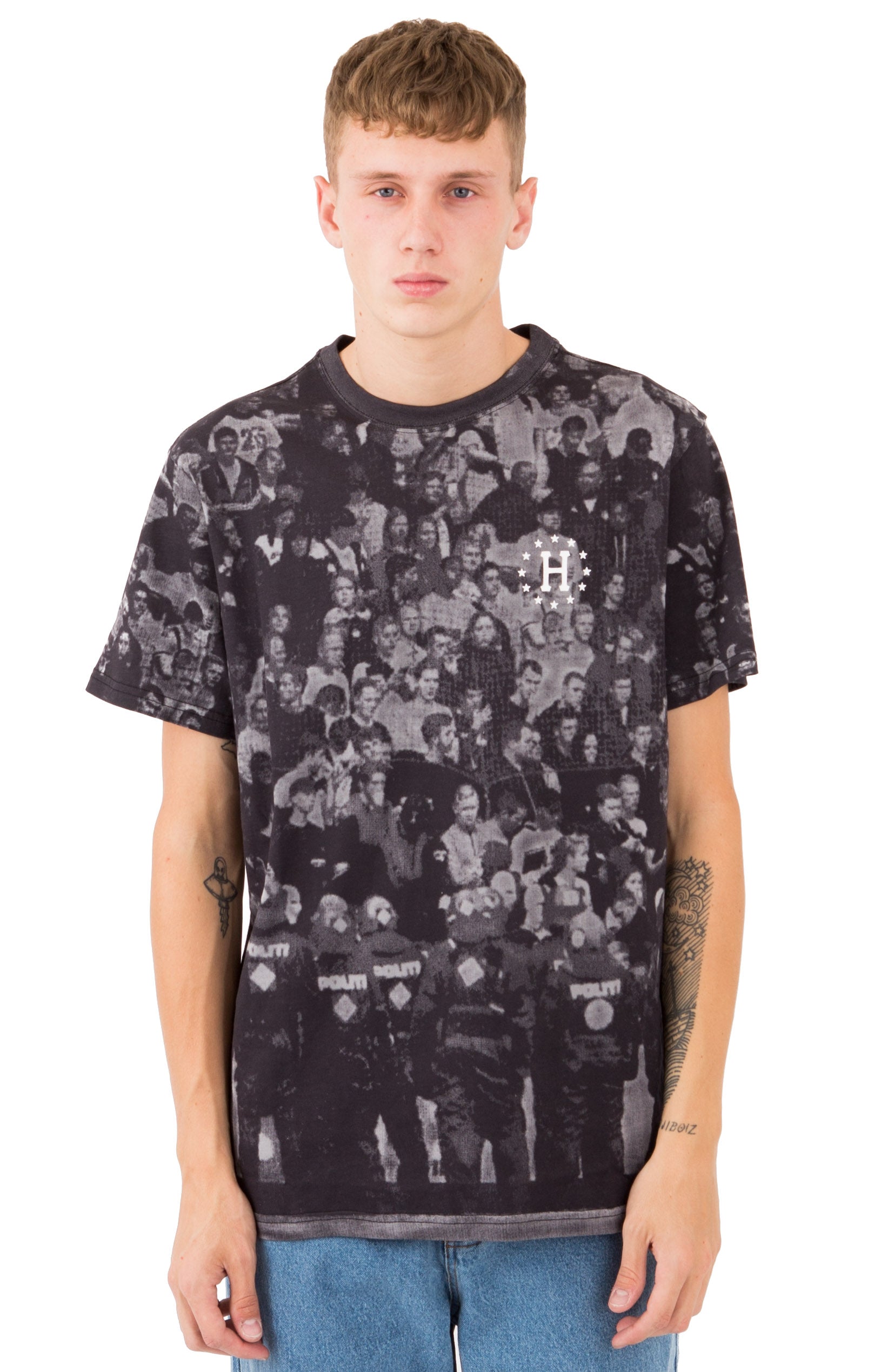 Huf's Stunning WC 12 Galaxies Riot Tee - Black