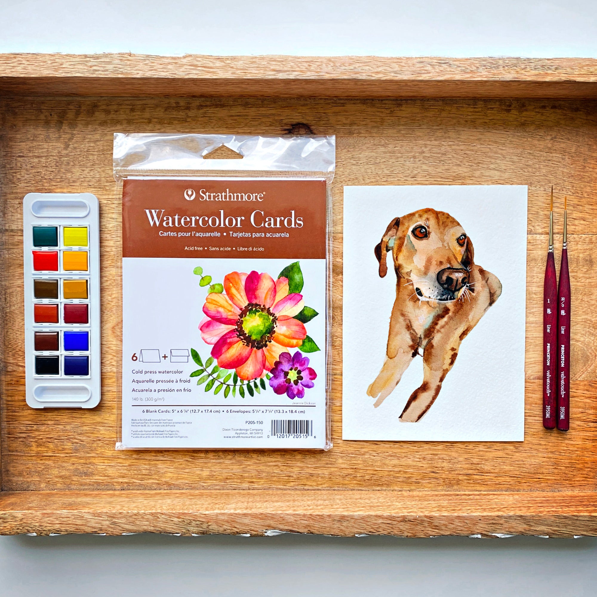 Exquisite Blank Watercolour Card Packs