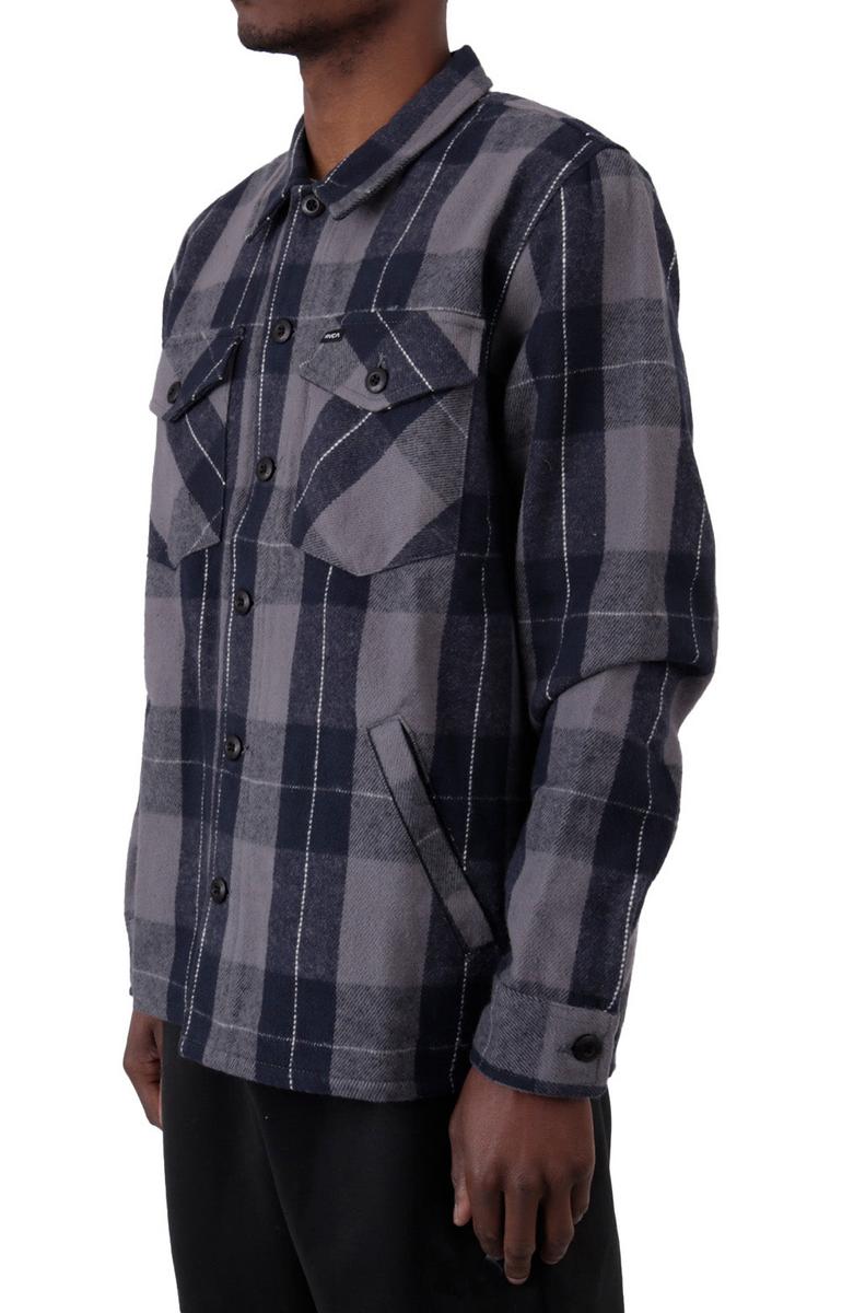 RVCA Flight Risk Cold Weather Shirt Jacket - Smoke