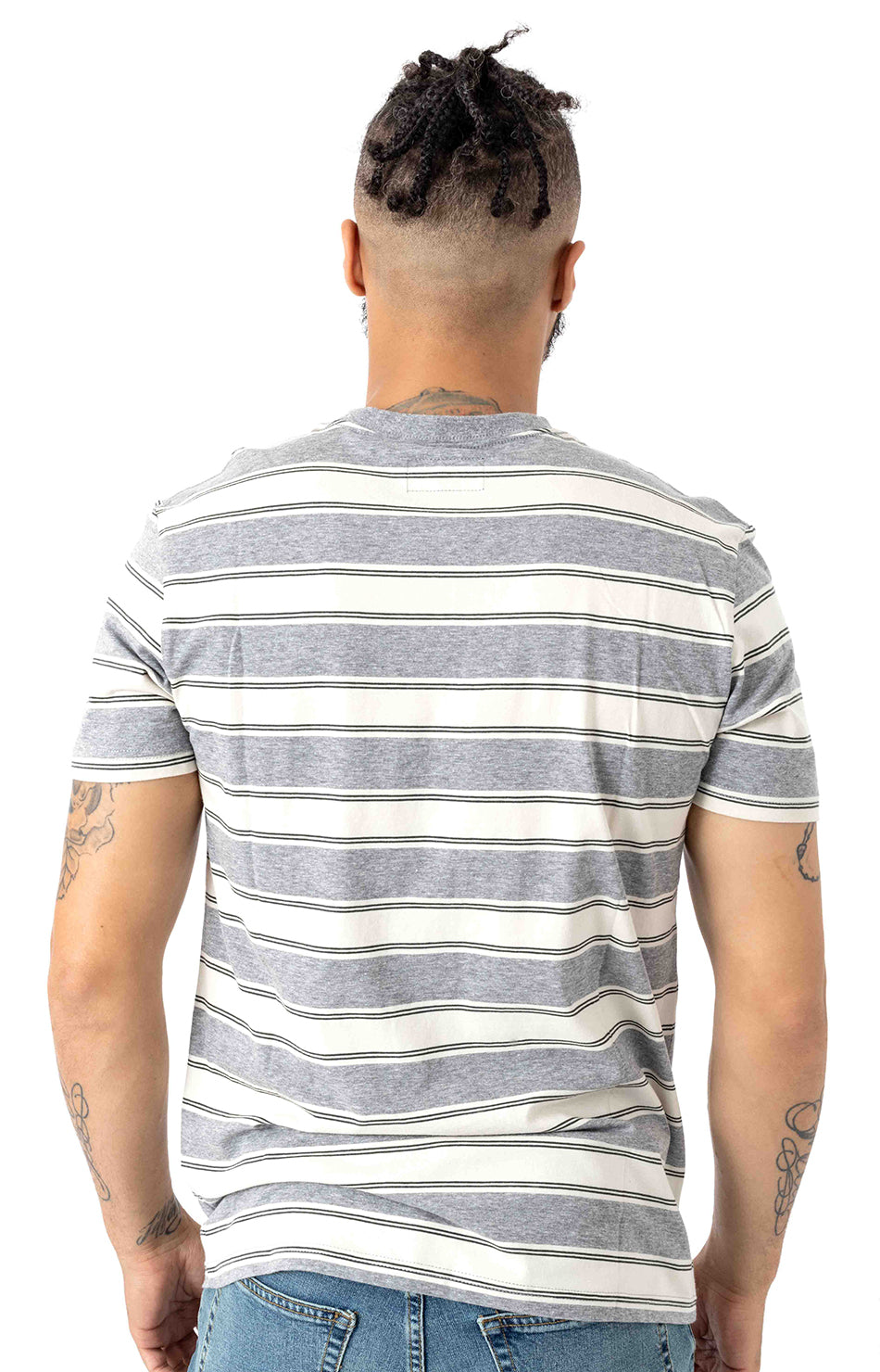 Brixton's Stunning Heather Grey Hilt Pocket S/S Shirt