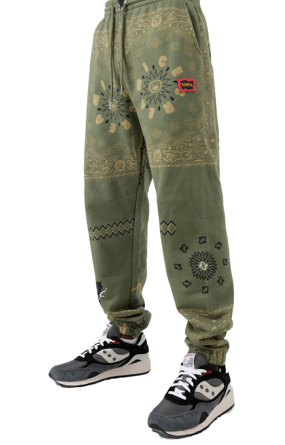 ICECREAM Gasoline Sweatpants - Stunning Deep Lichen Green