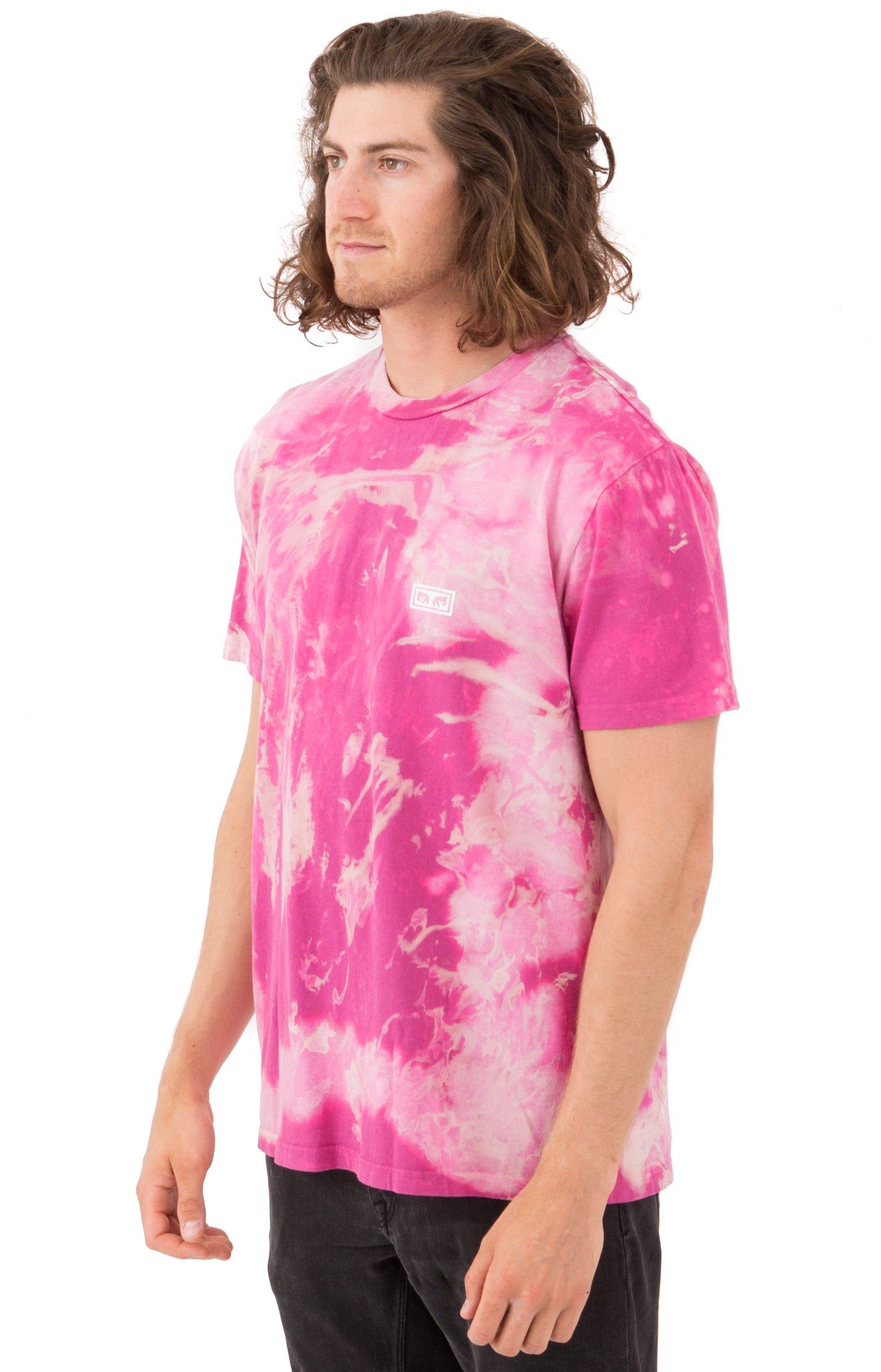 Obey Jumble Lo-Fi Magenta Heavyweight Tee: A Stunning Edition