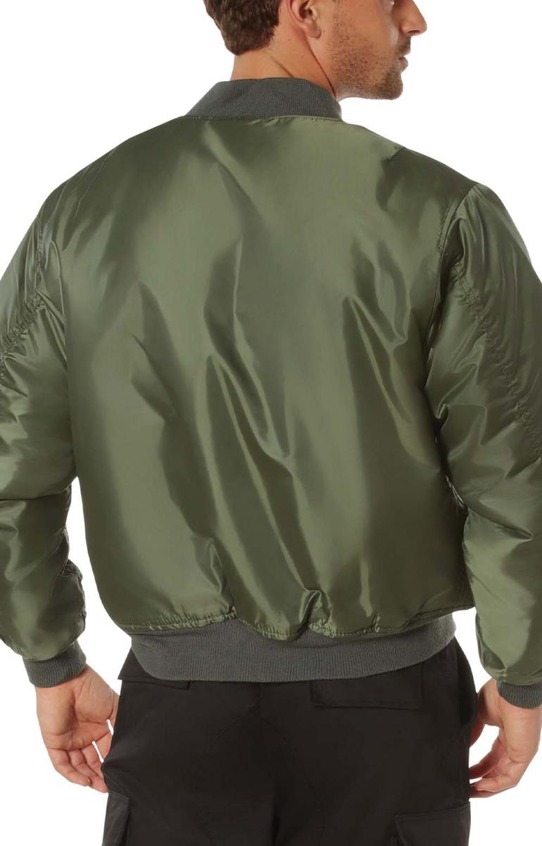 Rothco's Lightweight MA-1 Flight Jacket in Sage - A Must - Have for Spring and Fall!