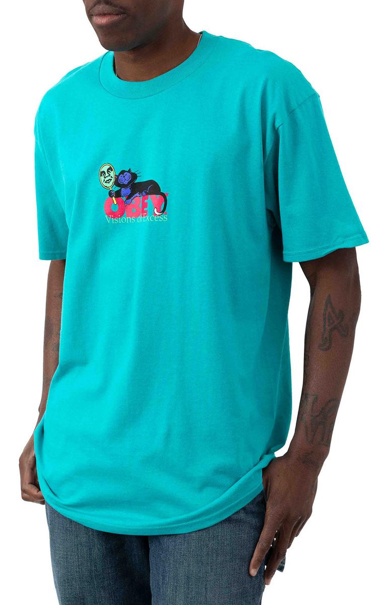Stunning Visions Of Excess Teal T-Shirt