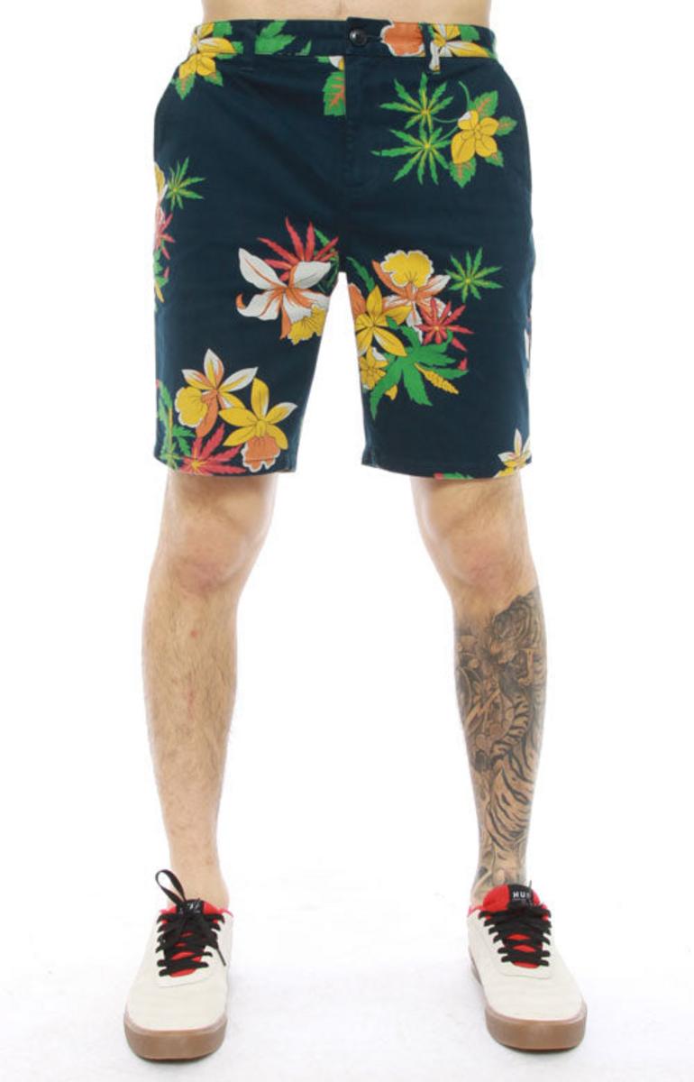 Obey's Hawaiian Navy Working Man II Shorts - Irresistible Style!