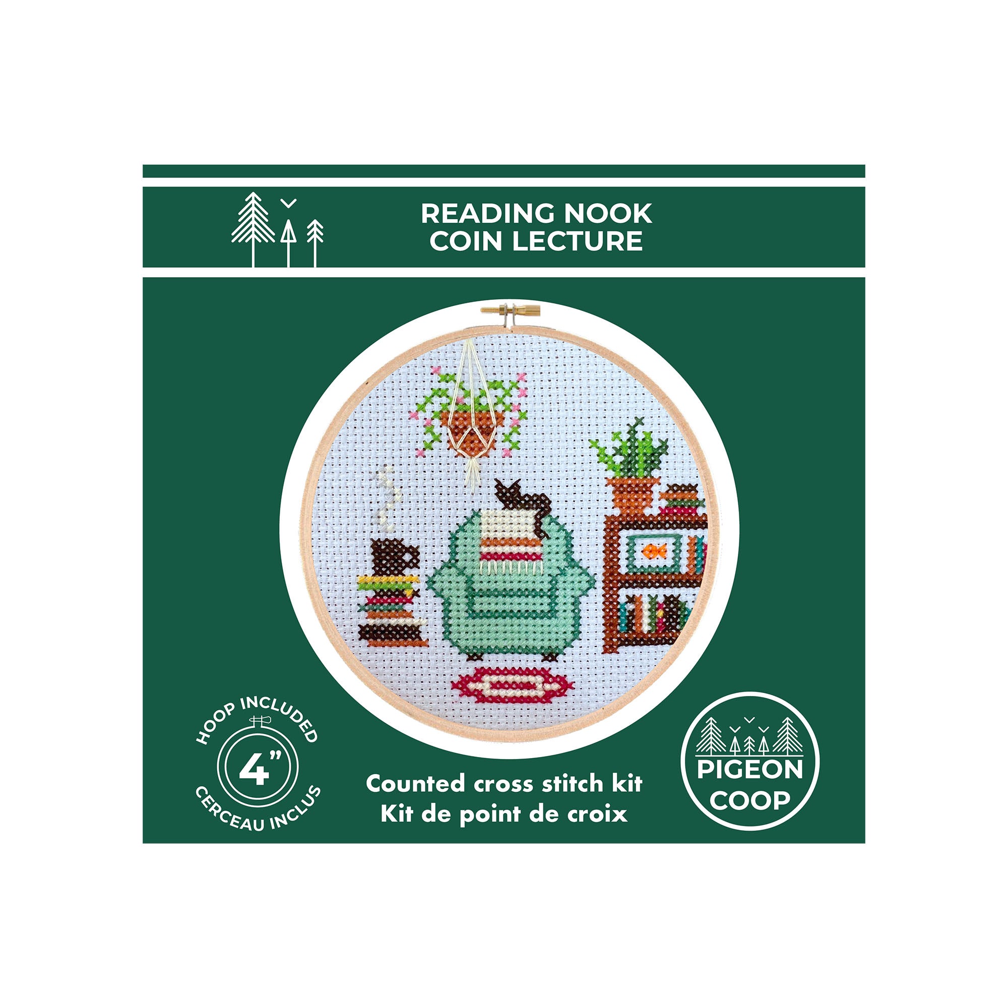 Exciting DIY Cross Stitch Kit: Create Your Own Reading Nook!