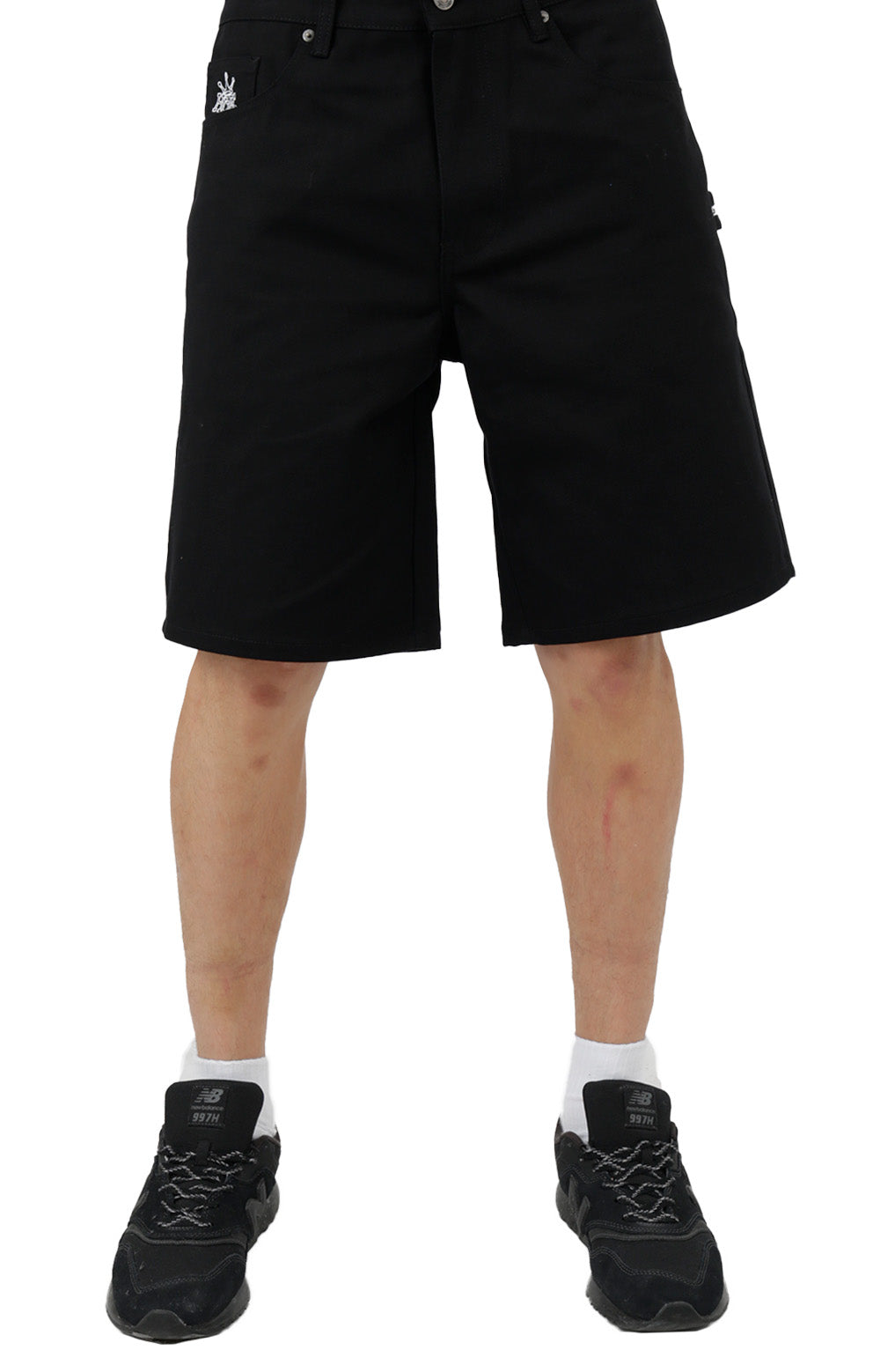 Huf's Sturdy Black Workman Canvas Shorts