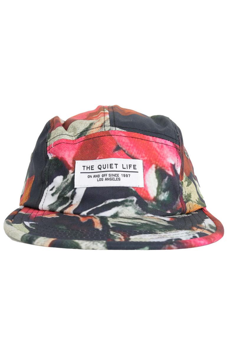 Gorgeous Rose Floral 5 Panel Camper Hat