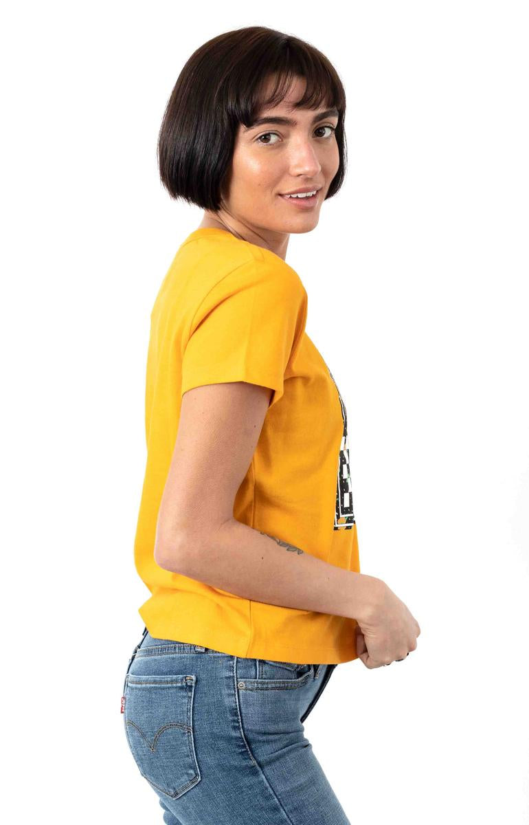 Stunning Pop Box T-Shirt in Cadmium Yellow