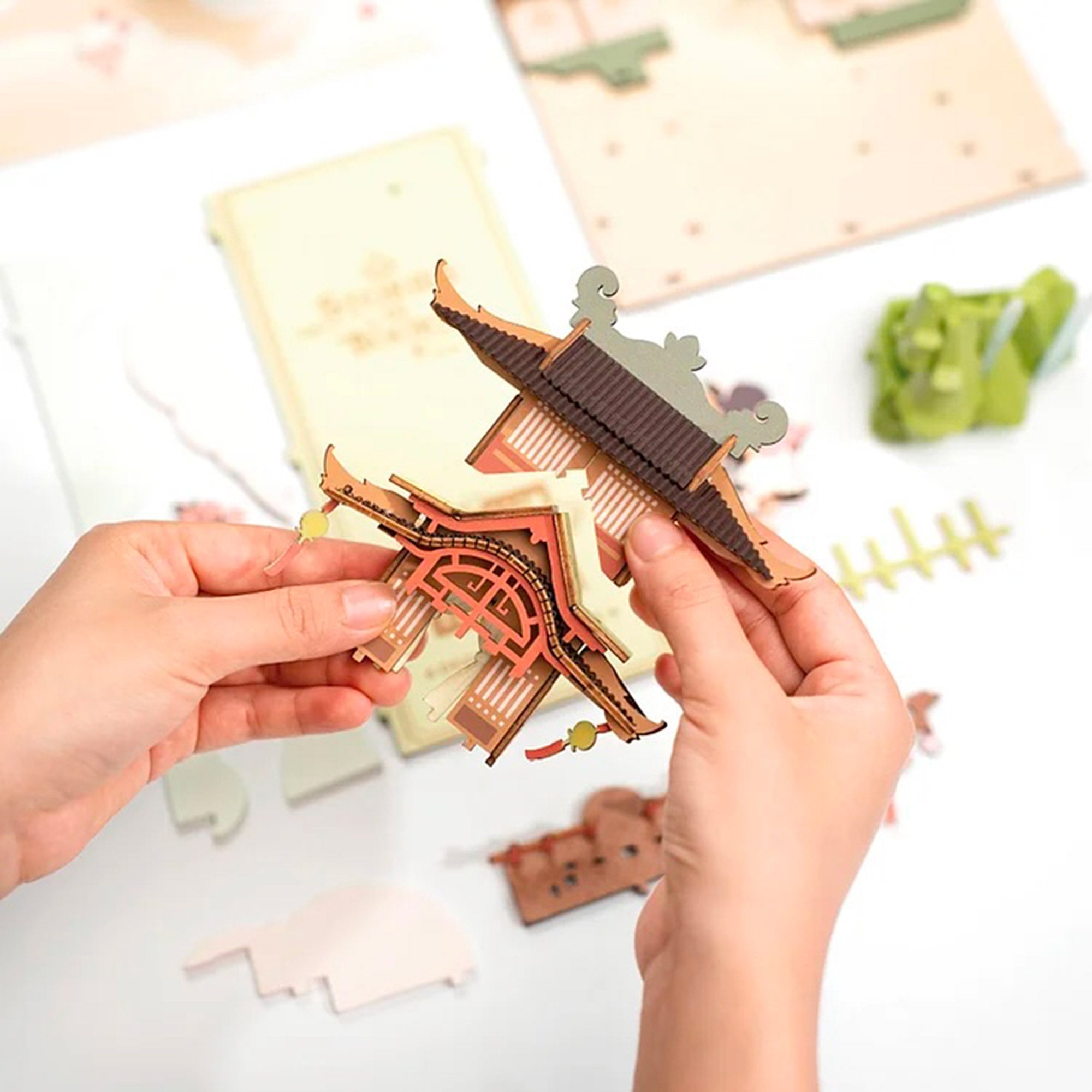 Enchanting DIY Mini Book Nook - Falling Sakura