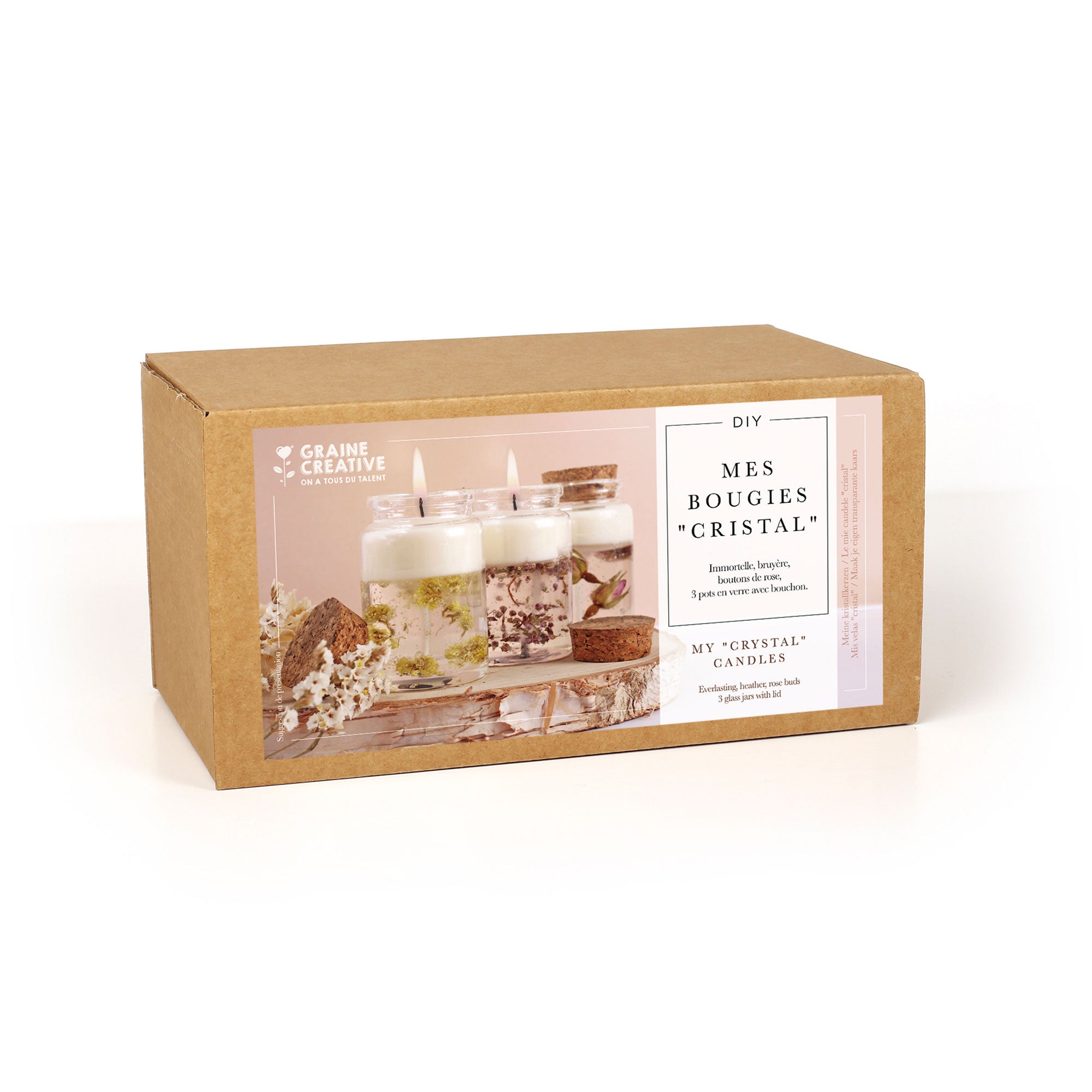 Enchanting DIY Crystal Gel Candle Kit