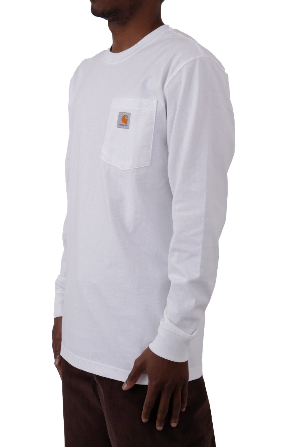 Carhartt K126 White Long Sleeve Workwear Pocket Shirt - A Must-Have!