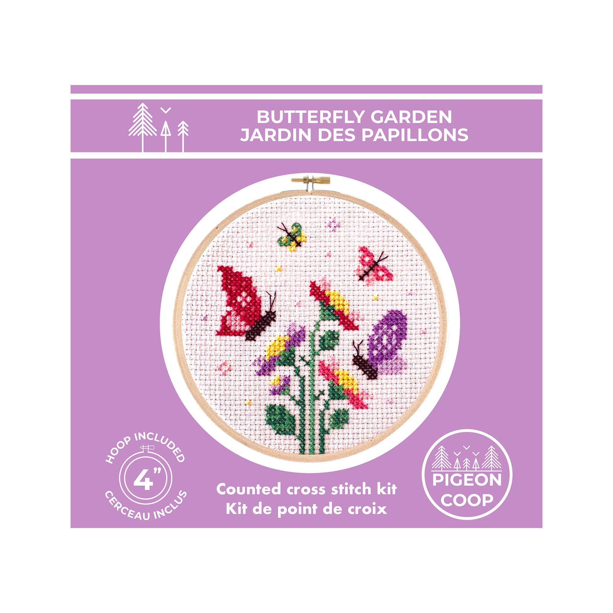 Enchanting DIY Butterfly Garden Cross Stitch Kit
