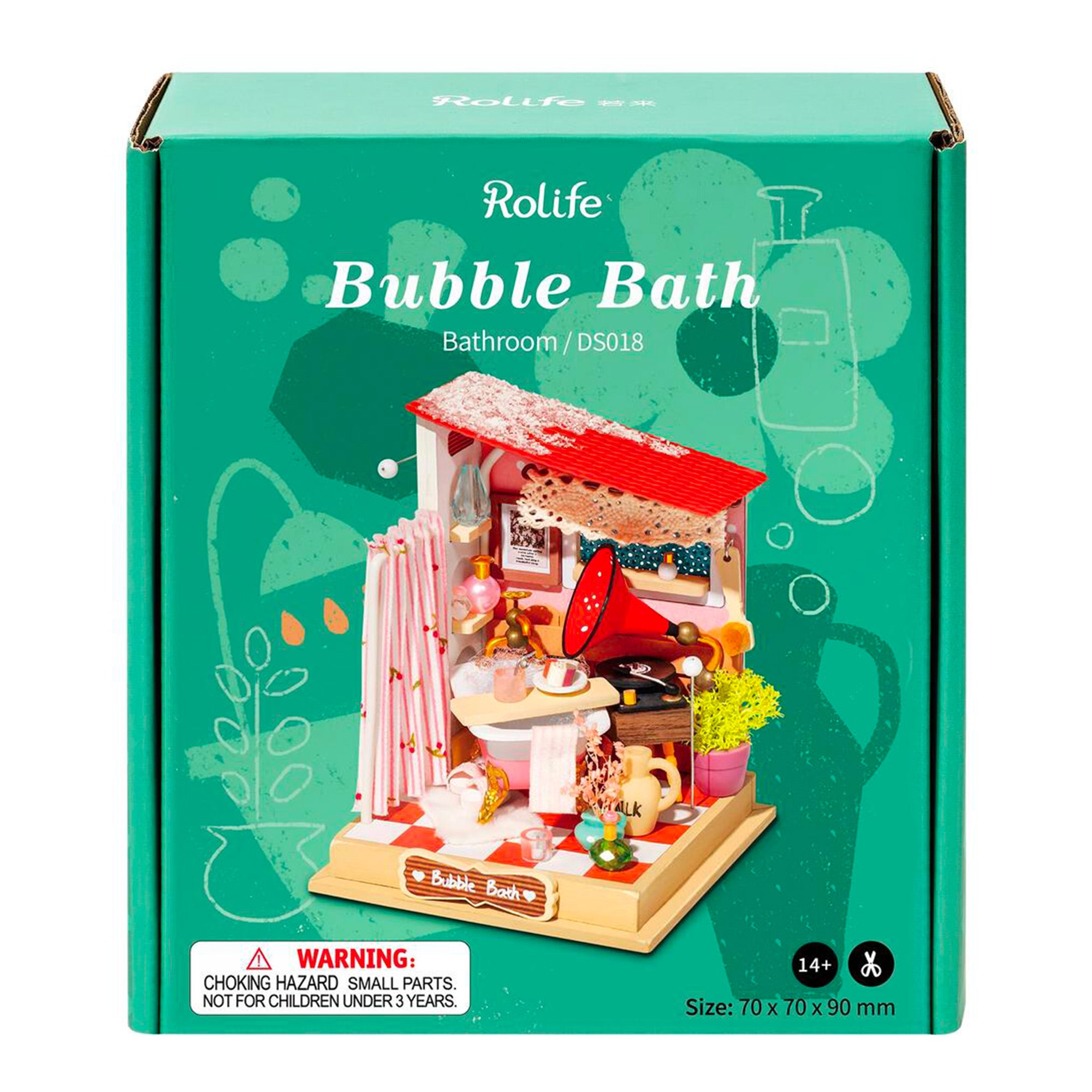 Rolife DIY Mini Bubble Bath House - Unleash Your Creativity!