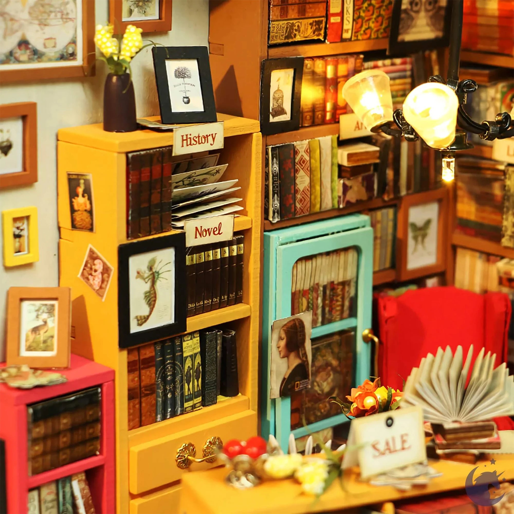 DIY Mini House - Sam's Enchanting Study Library