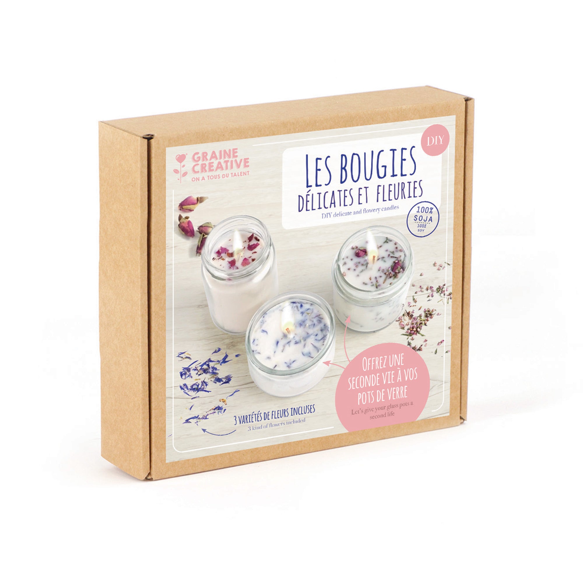 Magical DIY Flower Candle Creation Kit