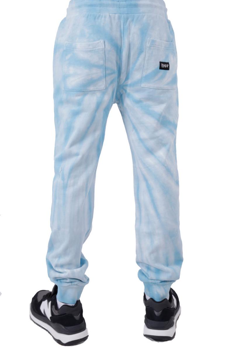 Heavenly Blue Spiral Dye Dreamy Sweatpants