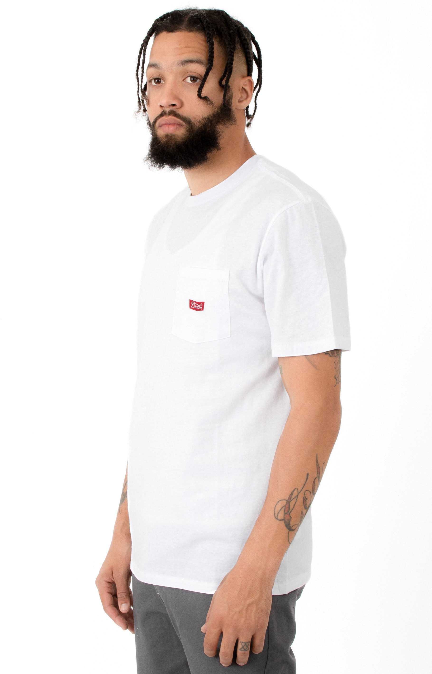 Stith WL Pocket T-Shirt - Elegant Off-White