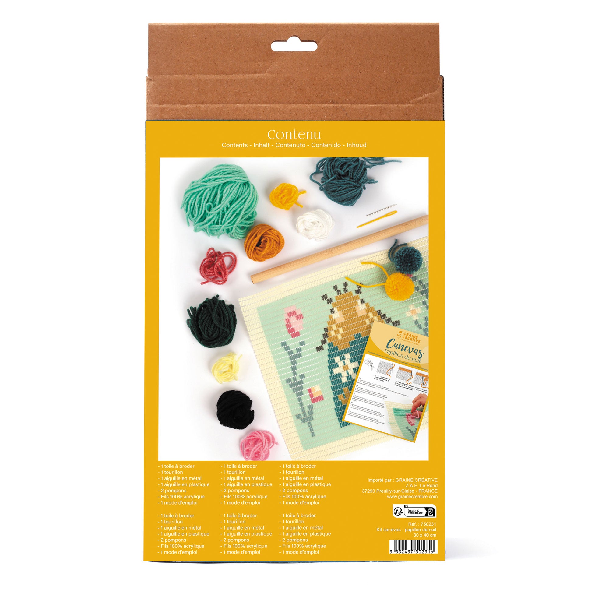 Enchanting DIY Moth Canvas Kit