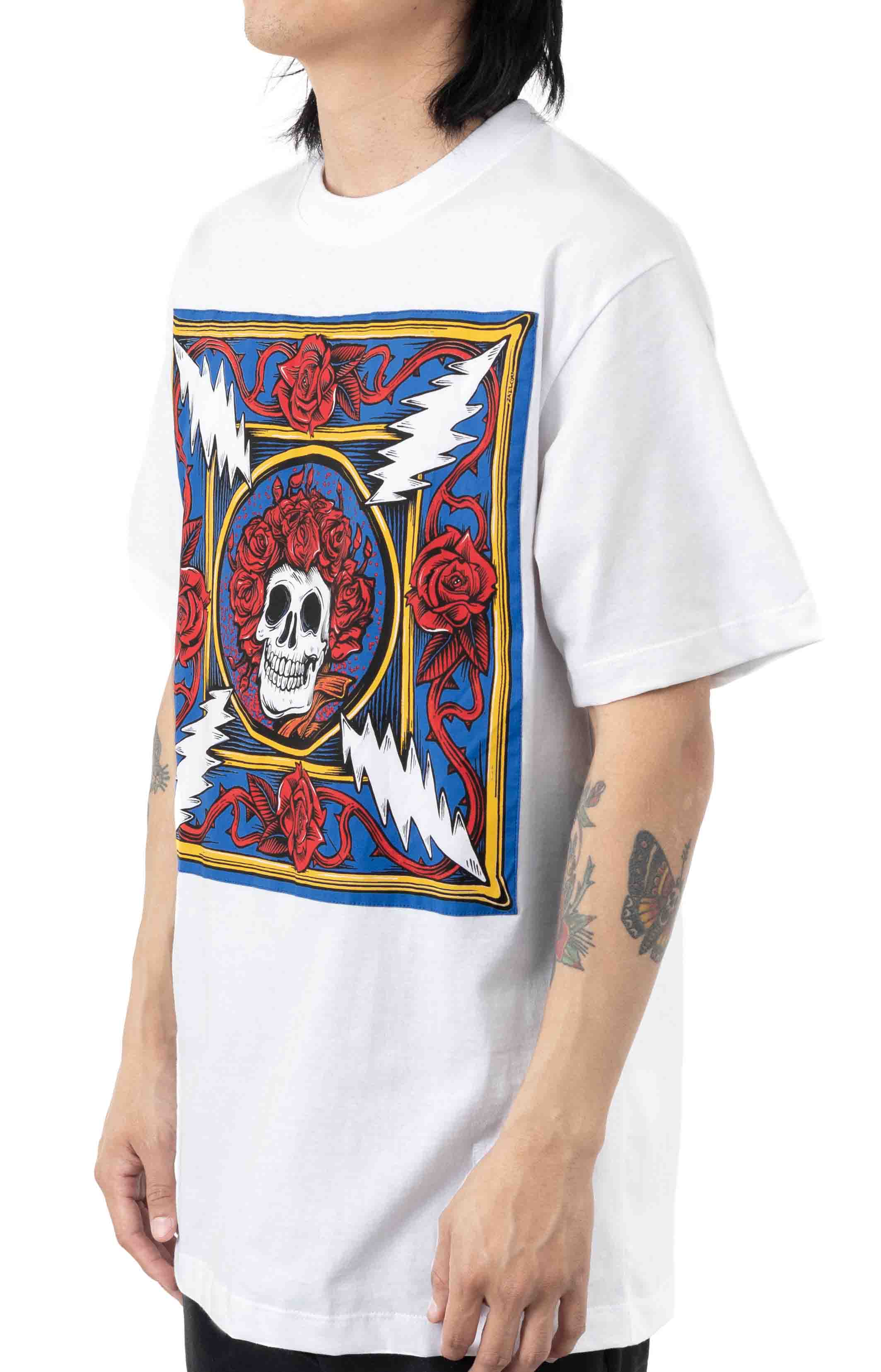 Stunning White Border Sewn Bandana T-Shirt