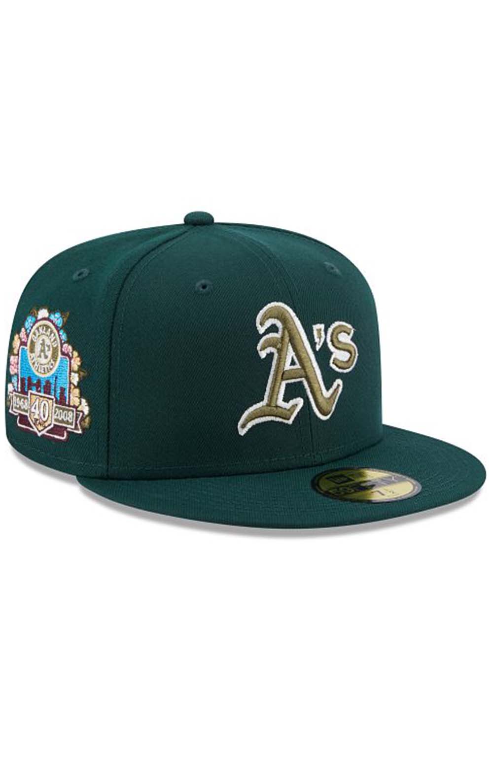 Oakland Athletics Floral 59Fifty Fitted Cap - A Stylish Team Spirit Essential