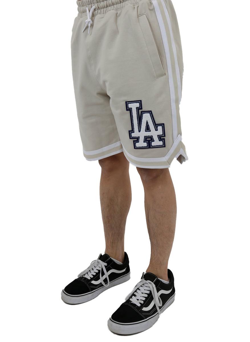 Exciting Los Angeles Dodgers Chenille Logo Emblem Shorts