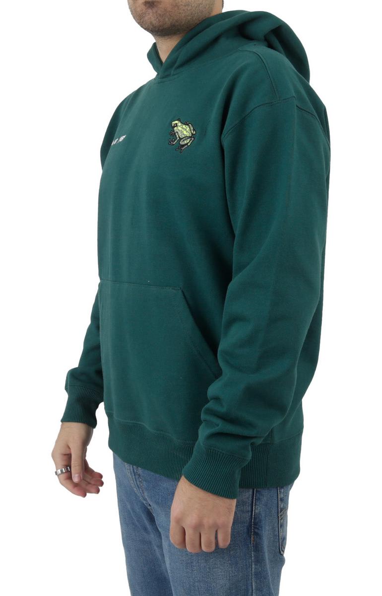 Eye - Catching Teal Numeric Pullover Hoodie