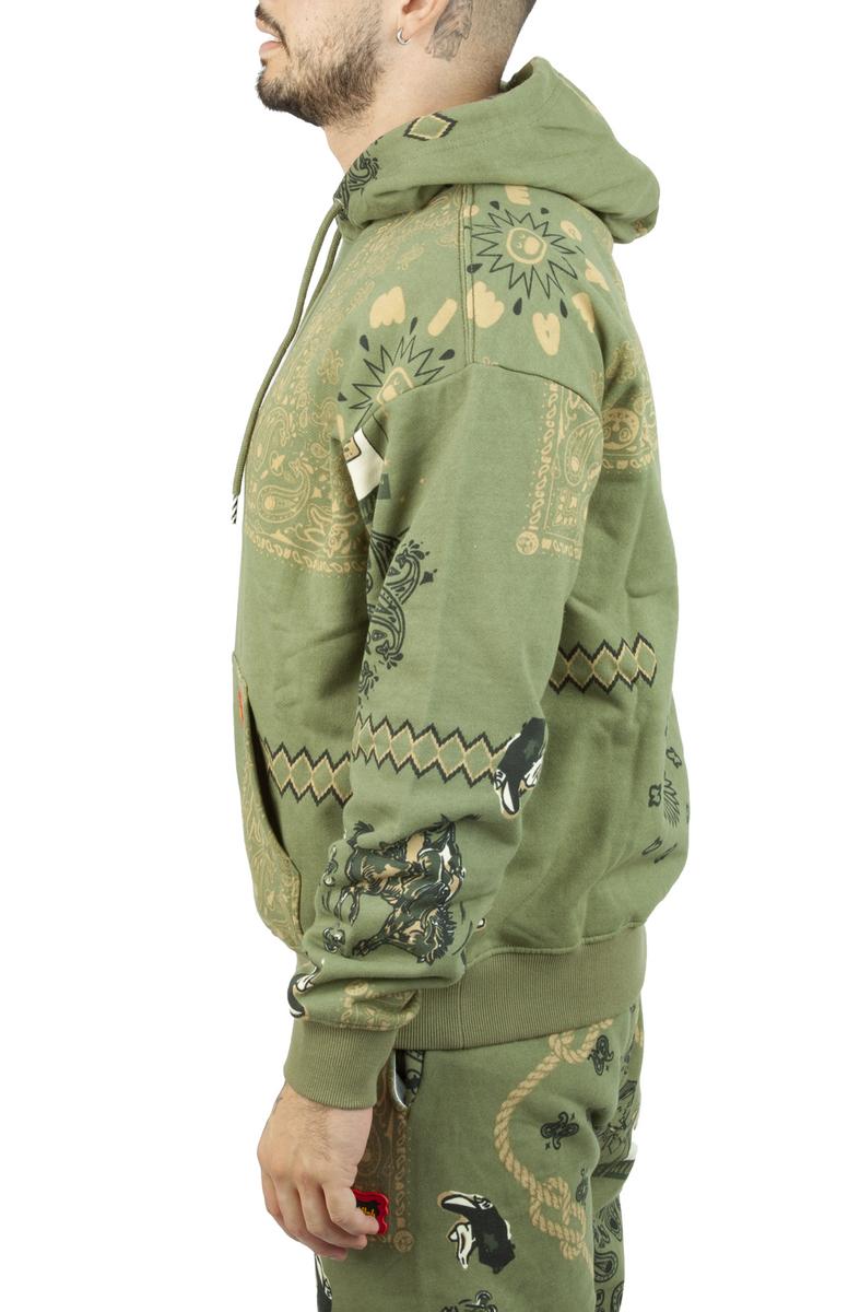 Folksy Running - Dog Paisley Deal Hoodie