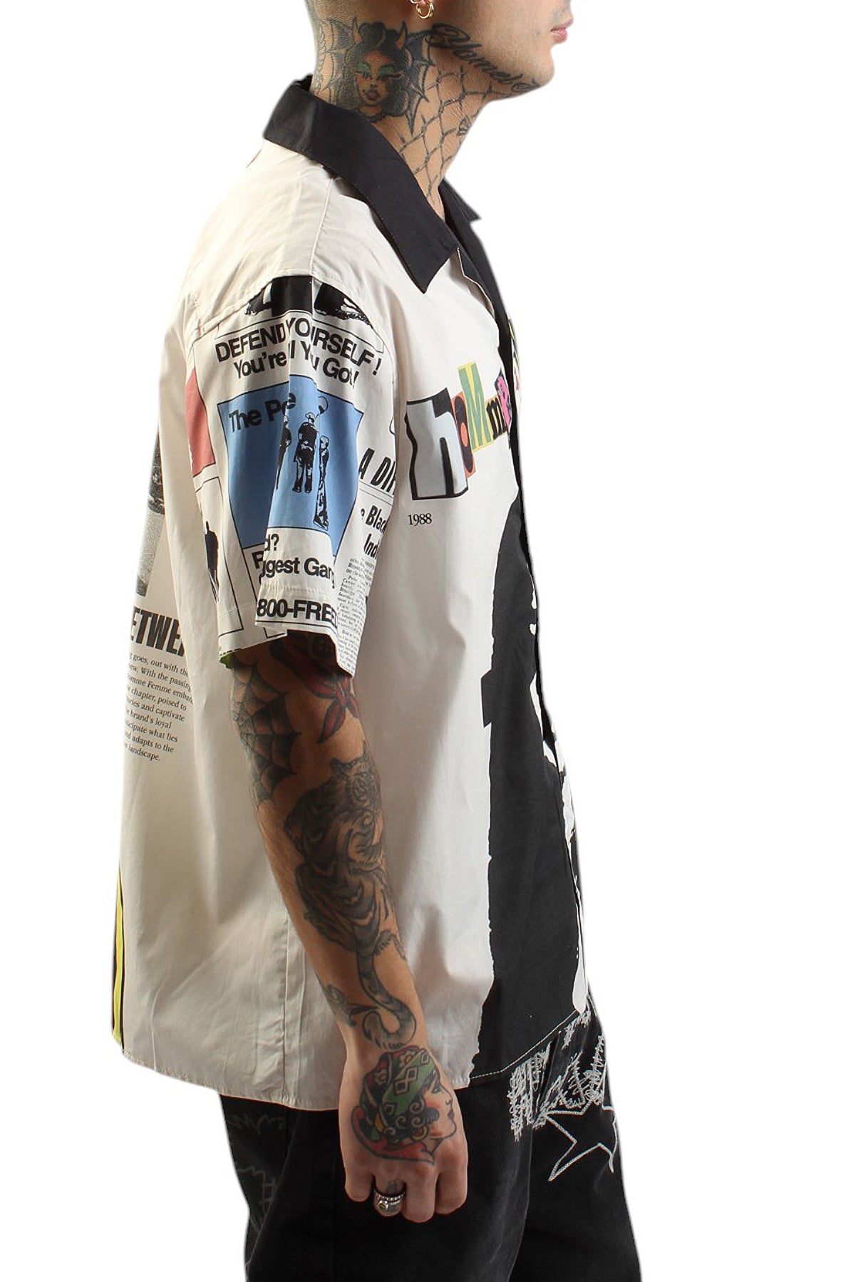 Homme Femme Ransom Stylish Button Down Shirt