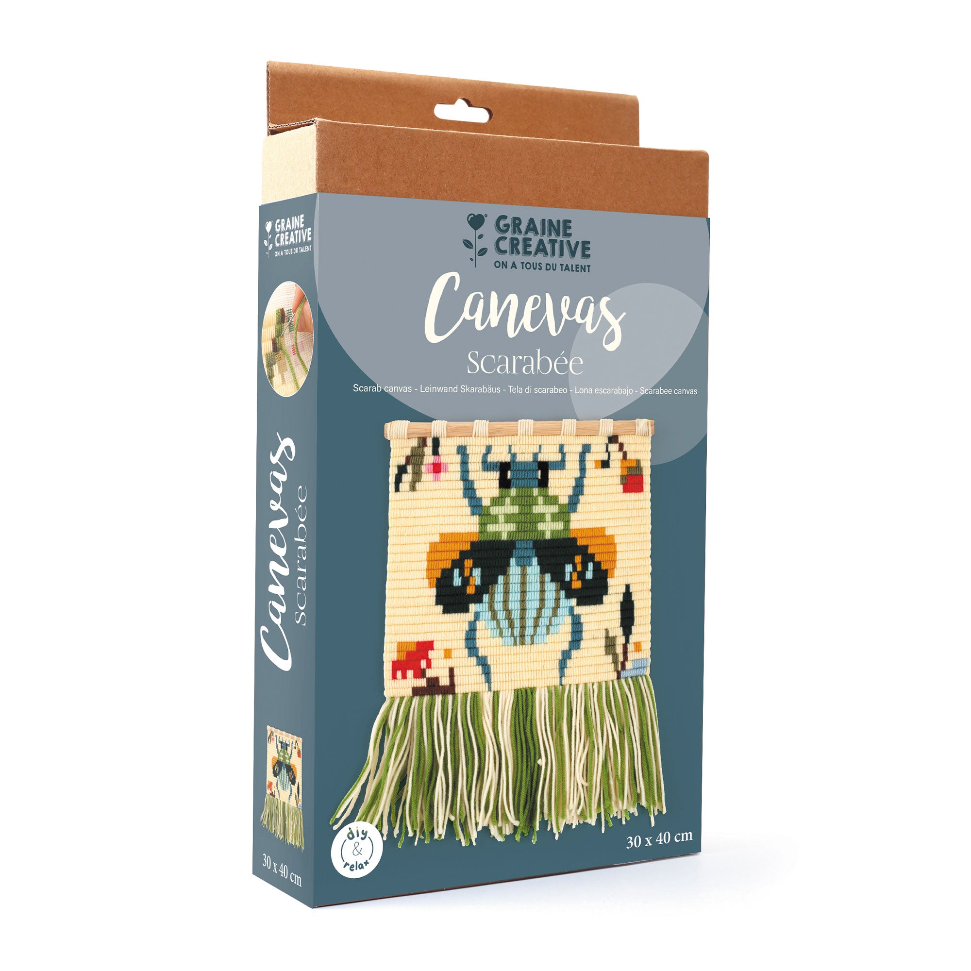 DIY Beetle Canvas Kit - Unleash Your Creativity!