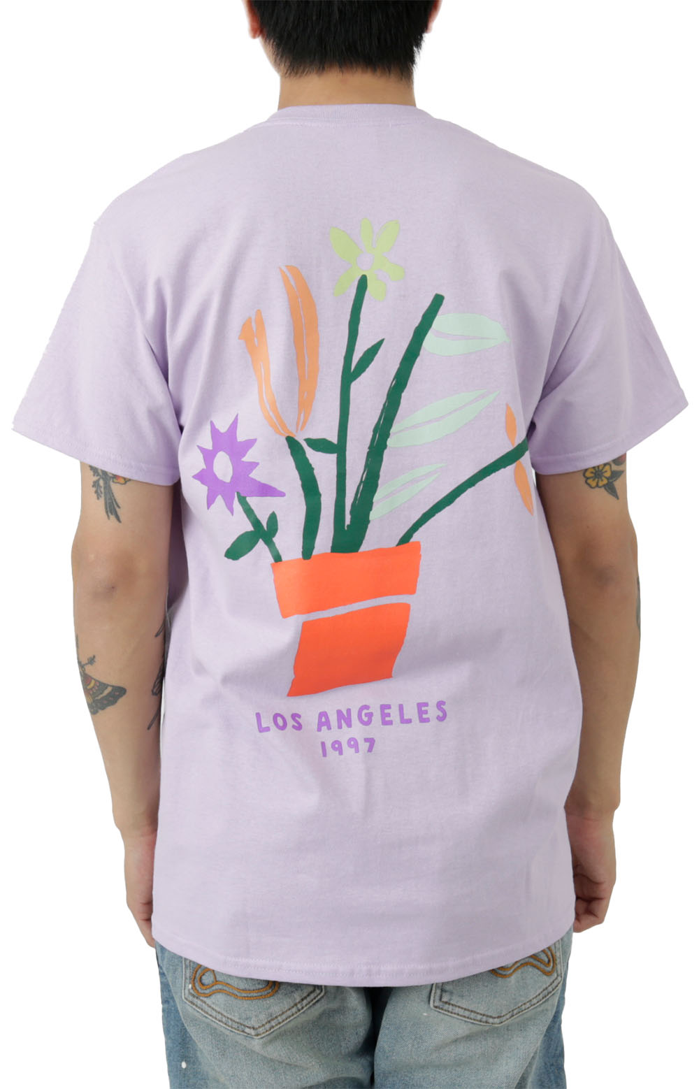 Enchanting Lavender Floral Design T-Shirt by The Quiet Life