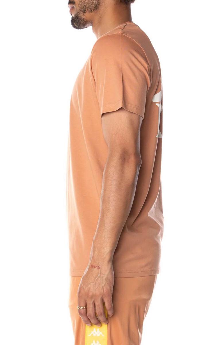 Kappa's Vintage Authentic Ables Brown/White Tee - A Timeless Classic!