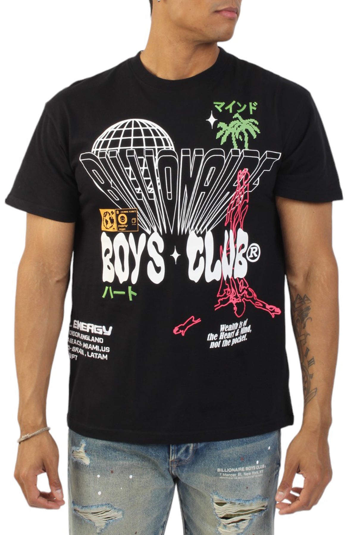 Billionaire Boys Club Around The World Eye-Catching T-Shirt