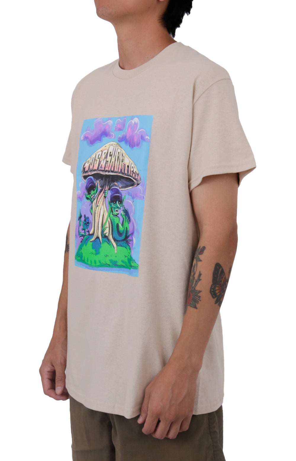 Stunning Shroomies T-Shirt in Sand