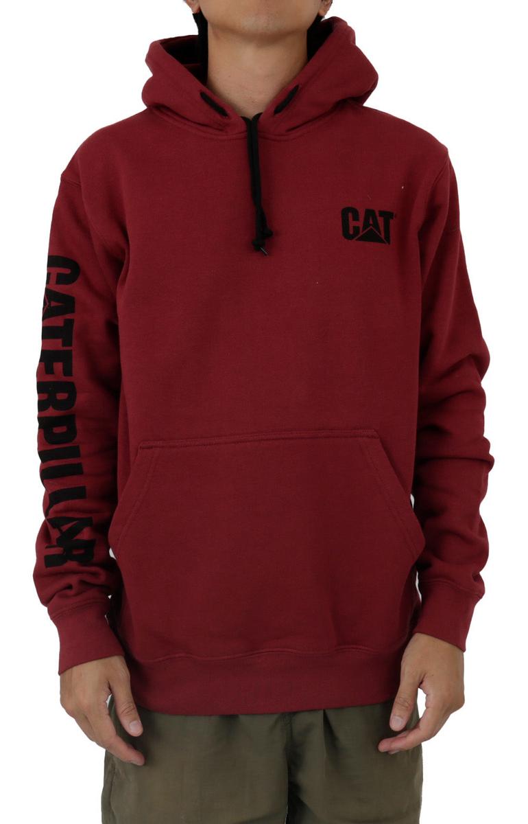 Caterpillar Brick Trademark Banner Pullover Hoodie - A Must - Have!