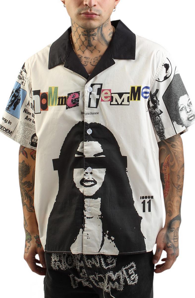 Homme Femme Ransom Stylish Button - Down Shirt