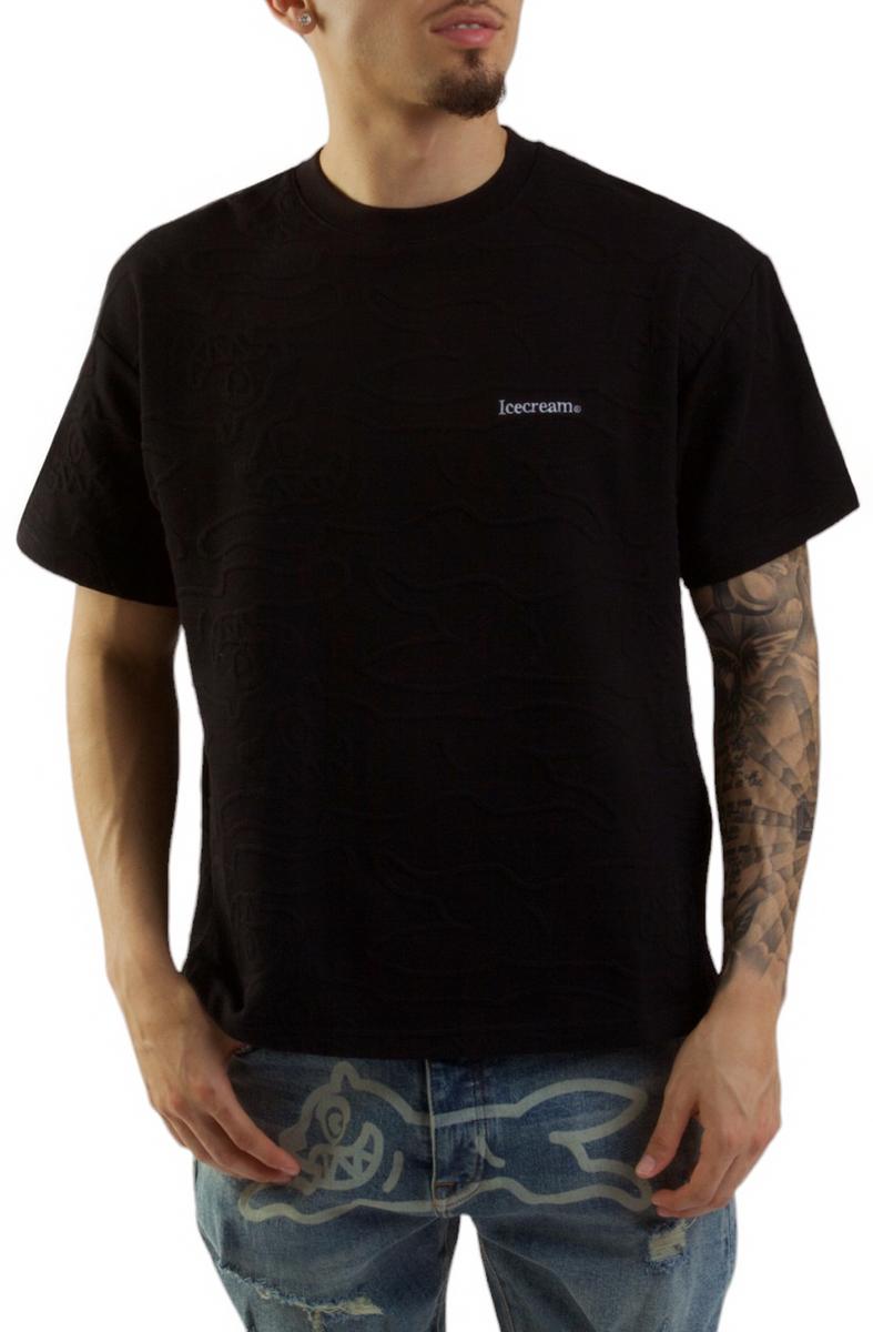 Stunning Ice Cream Blackened Knit Shirt