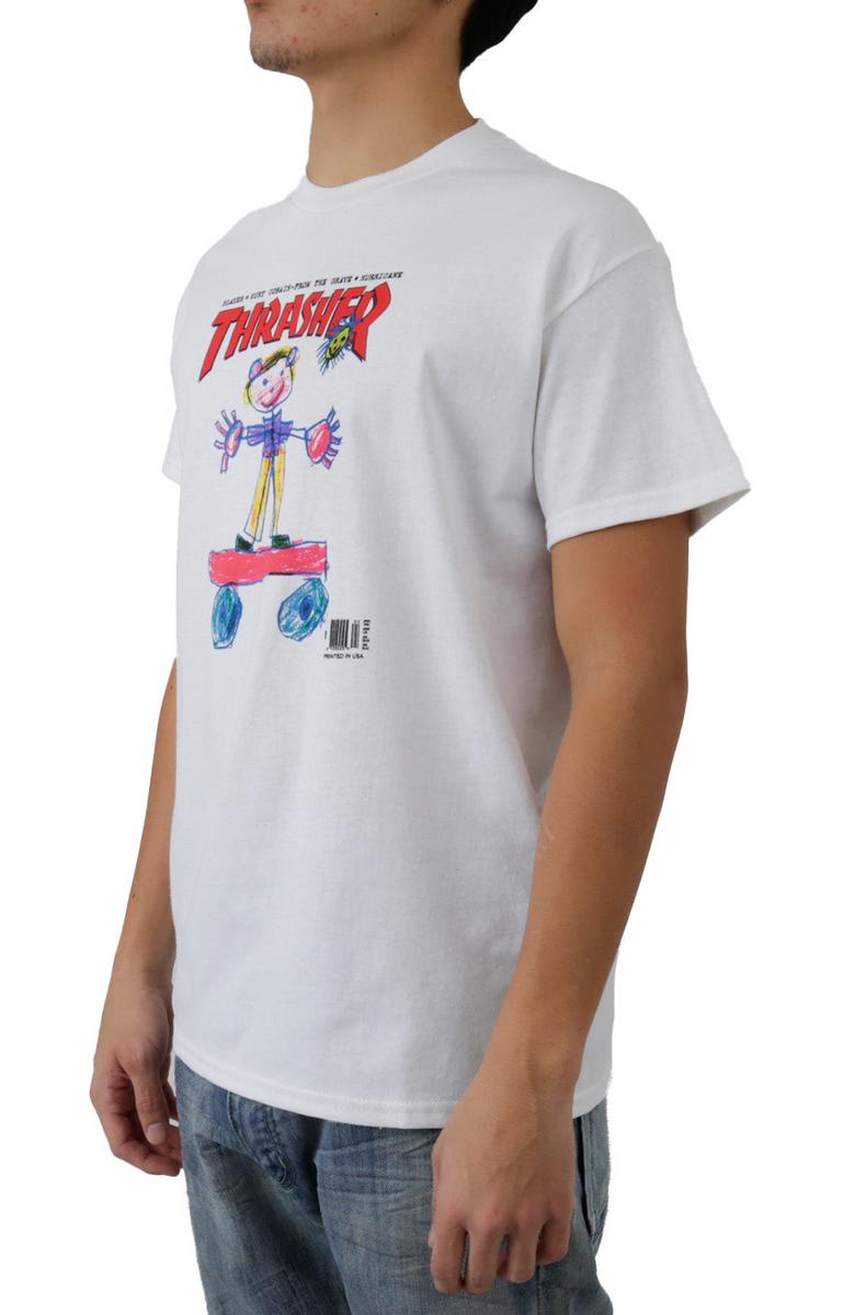 Thrasher's Awesome White Kid Cover Tee