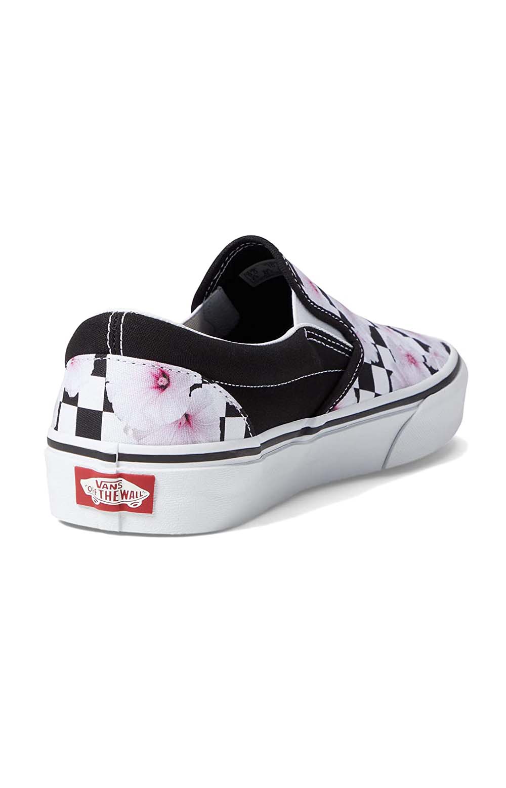 JLXBM8 Hibiscus Check Black Classic Slip-On Shoes - Irresistible Style!