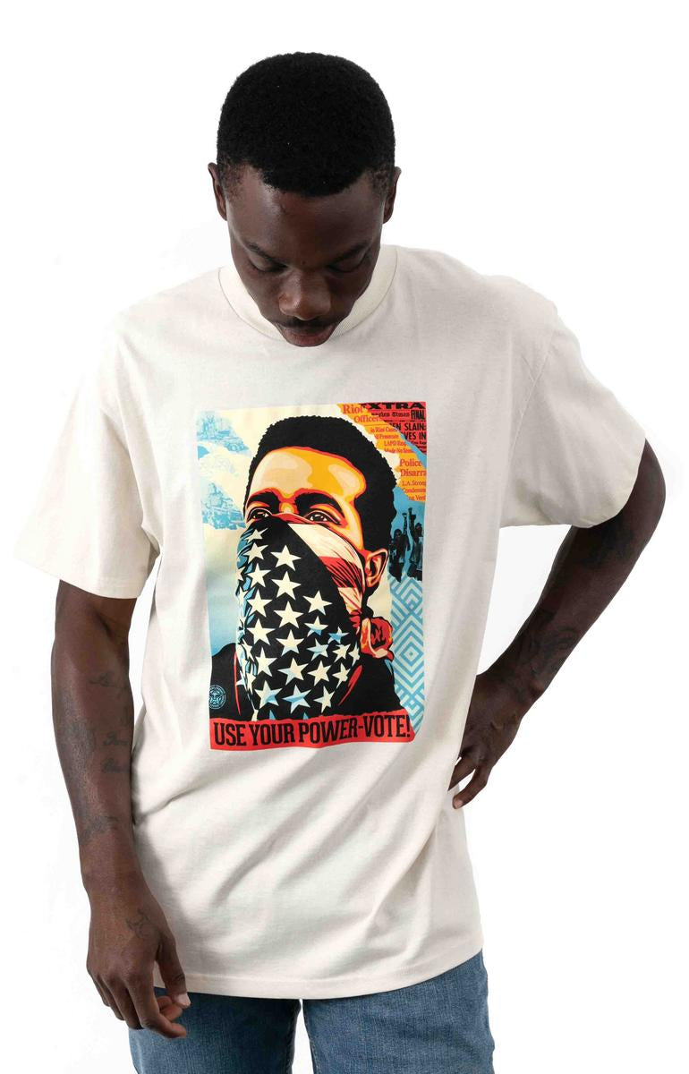 American Pride Vote Cream Tee - Stand Out with Style!