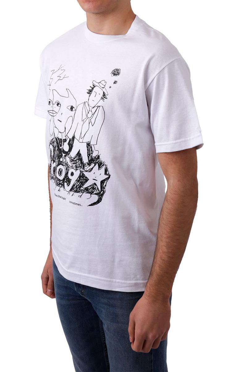Frog Skateboards' Electrifying White Lightning Strikes T-Shirt