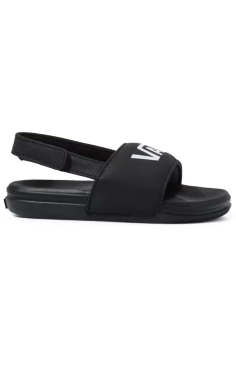Vans Kids' La Costa Slide-On V in Stunning Black/True White