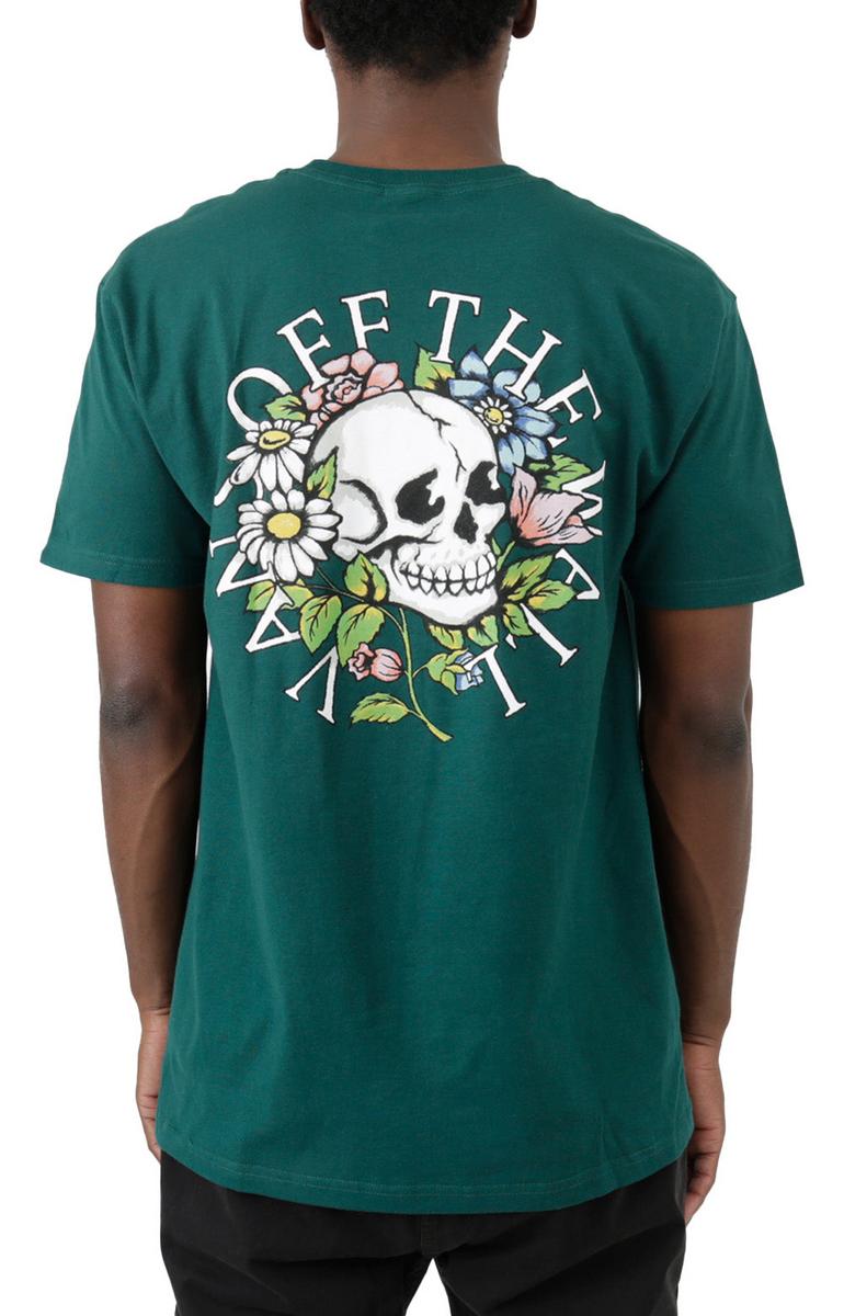 Stunning Floral Skull T-Shirt - Explore the Botanical Garden!