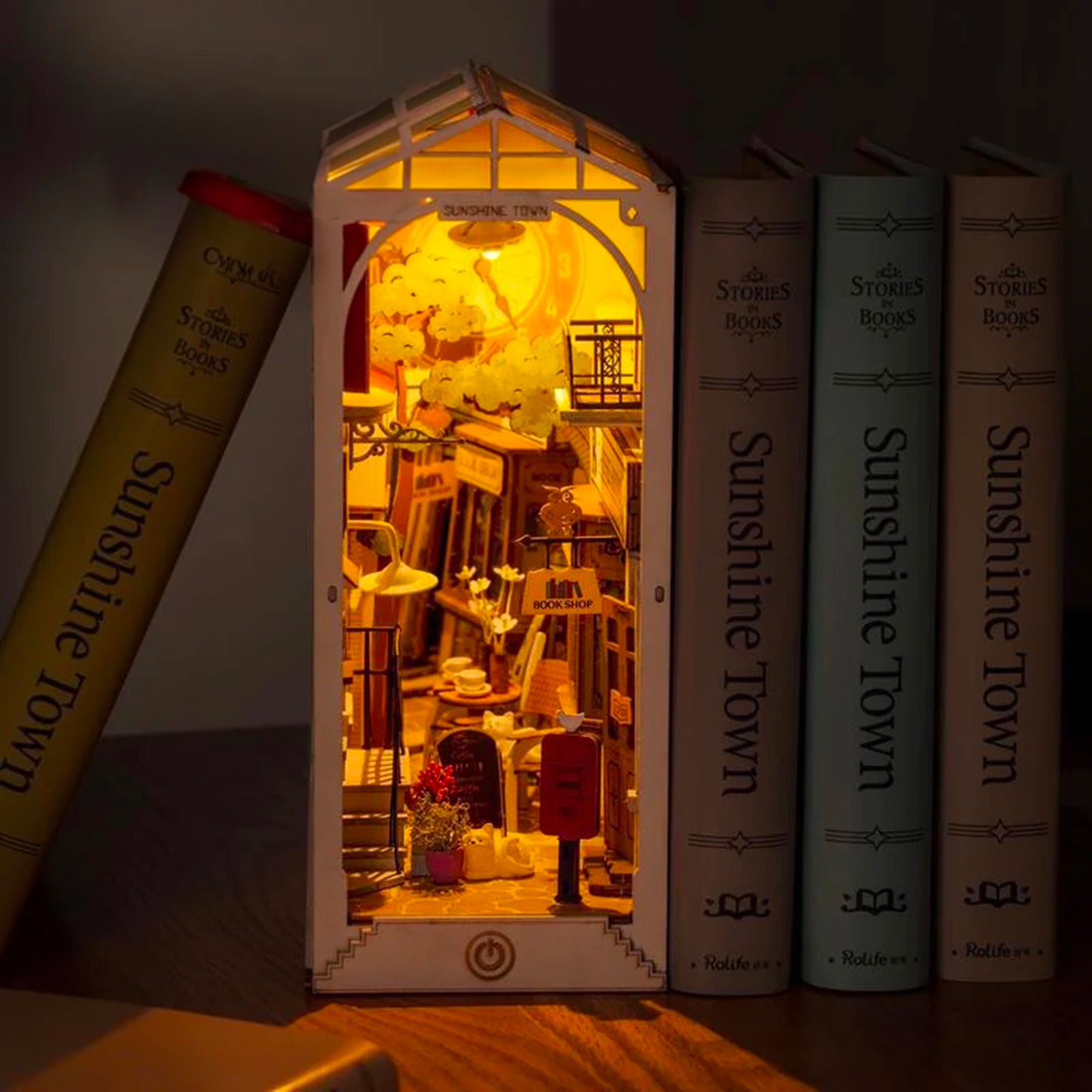 DIY Mini Book Nook - Enchanting Sunshine Town
