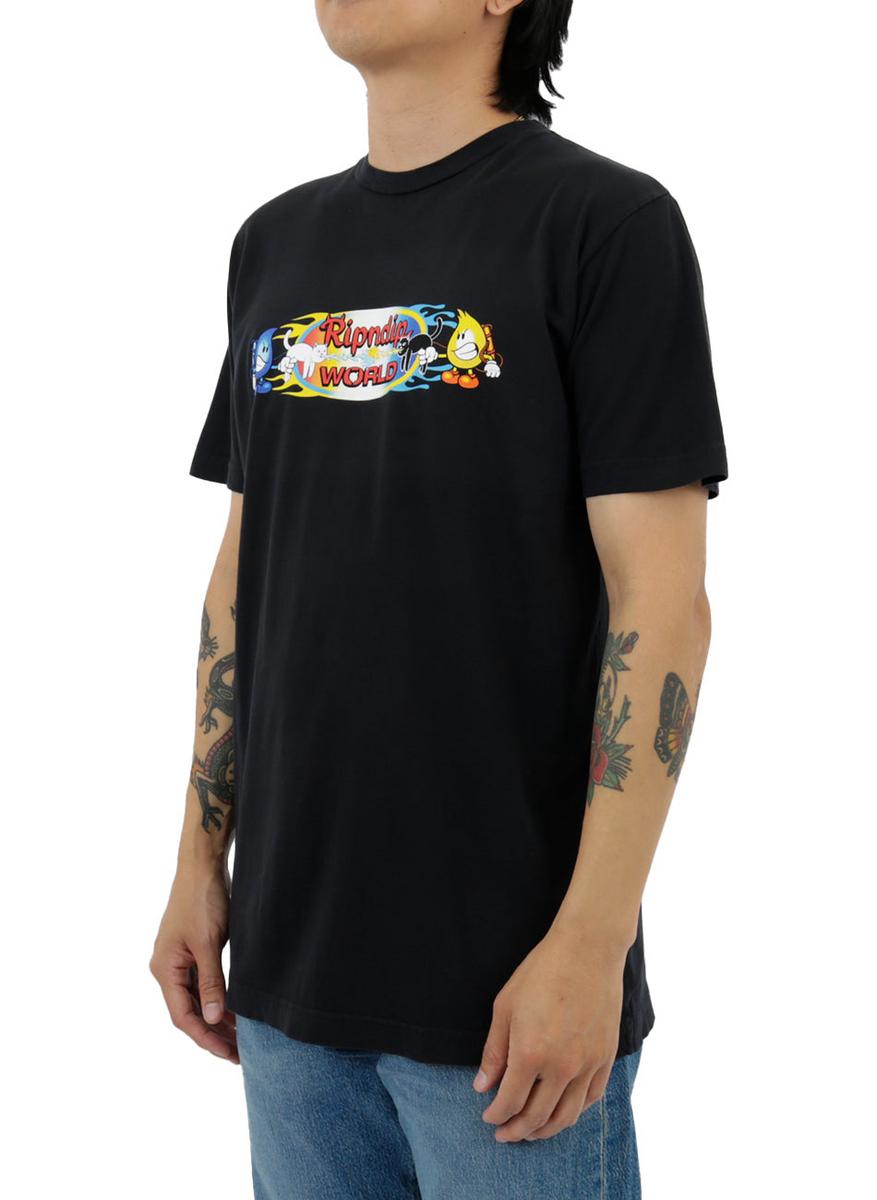 Water Nerm vs Flame Jerm Black Graphic Tee - A Fashion Statement!