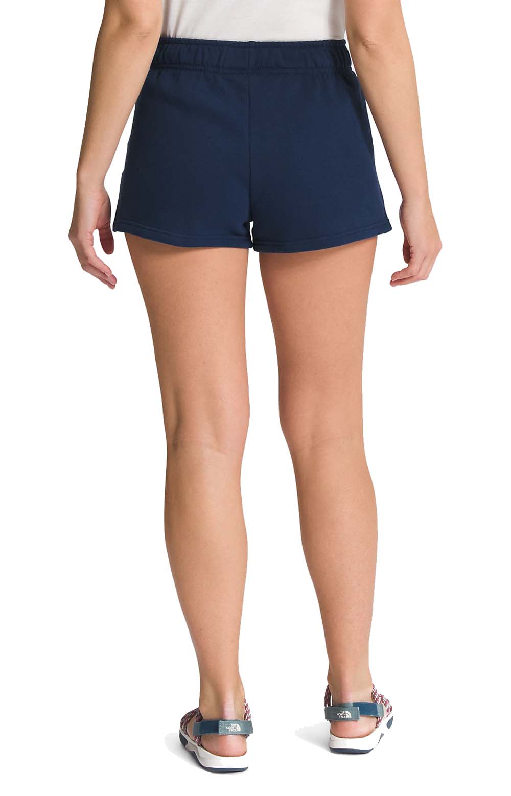 The North Face Women's Half Dome Fleece Shorts - Summit Navy/TNF White