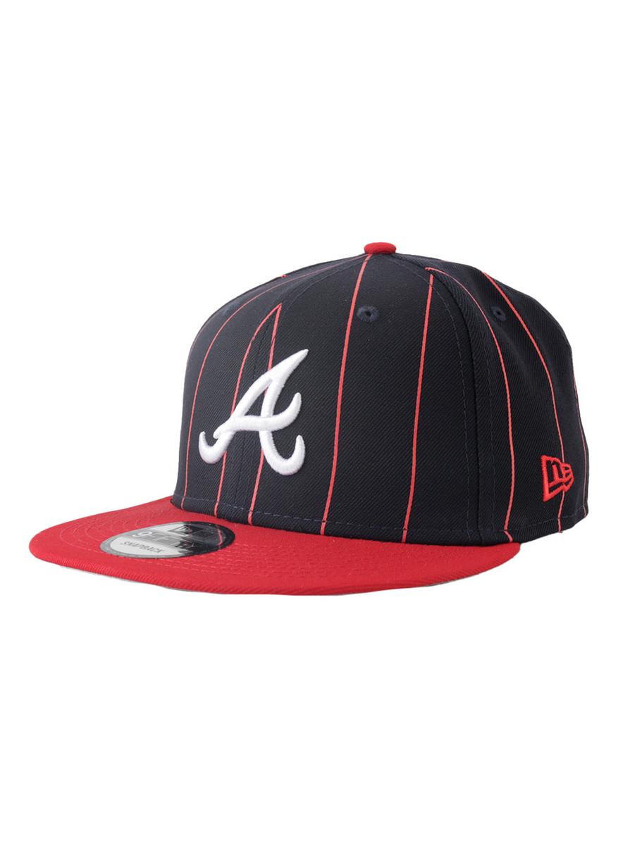 New Era's Atlanta Braves Retro Pinstripe Snap-Back Cap - A Must-Have for Fans!