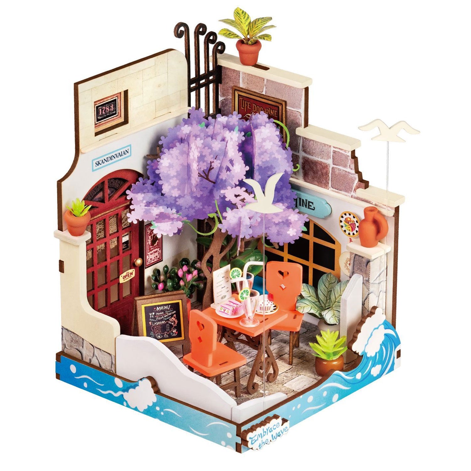 Enchanting DIY Mini Sea Holiday Restaurant House